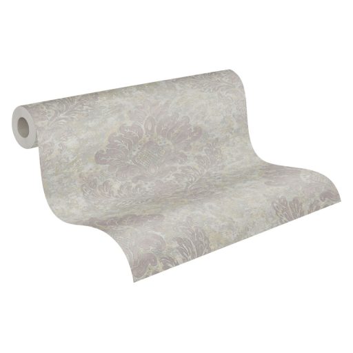 As-Creation Metropolitan Stories II, 37901-4 Klasszikus barokk díszítőminta szürke ezüstszürke rézszín fémes hatás tapéta