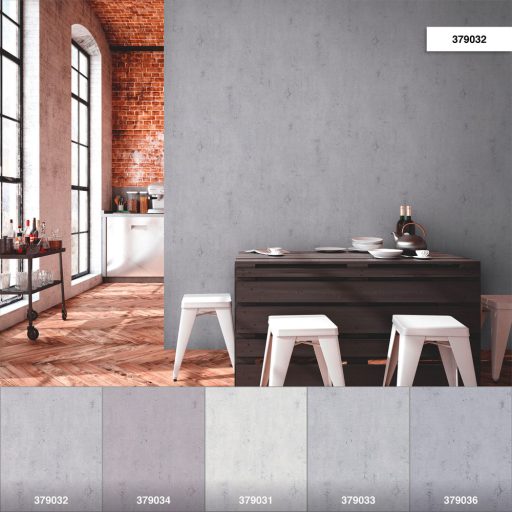 As-Creation Metropolitan Stories II, 37903-2 Natur/Ipari Design Betonhatású strukturált minta szürke világosszürke tapéta