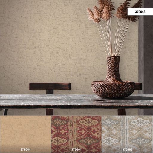 As-Creation Metropolitan Stories II, 37904-3 Natur Strukturált "töredezett" minta homokszín/sárgásbézs barna tapéta