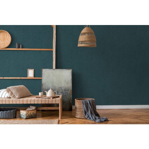 As-Creation Metropolitan Stories II, 37904-7  Natur Strukturált "töredezett" mintasötétkék/zöldeskék tapéta