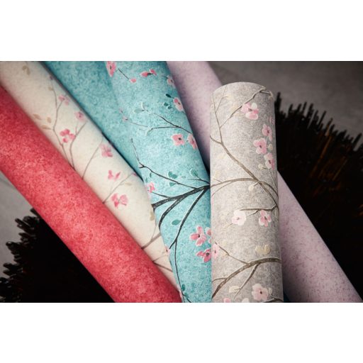 As-Creation Metropolitan Stories II, 37912-2 Natur Virágos Cseresznyevirágzás szürke rózsaszín halvány lila barna tapéta