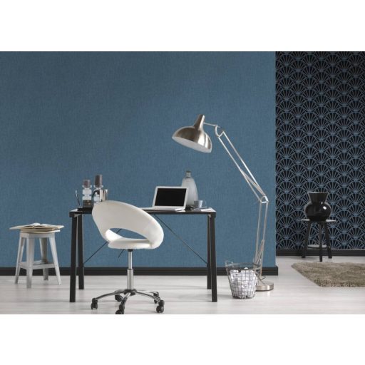 As-Creation Daniel Hechter 6, 37952-1 Natur textil texturált kék fekete fehér tapéta