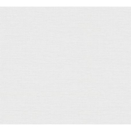 As-Creation Metropolitan Stories II, 37953-5 Natur Egyszínű strukturált textilhatású minta szürkésfehér tapéta