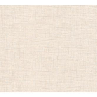   As-Creation Metropolitan Stories II, 37953-6 Natur Egyszínű strukturált textilhatású minta bézs sárga/aranysárga tapéta