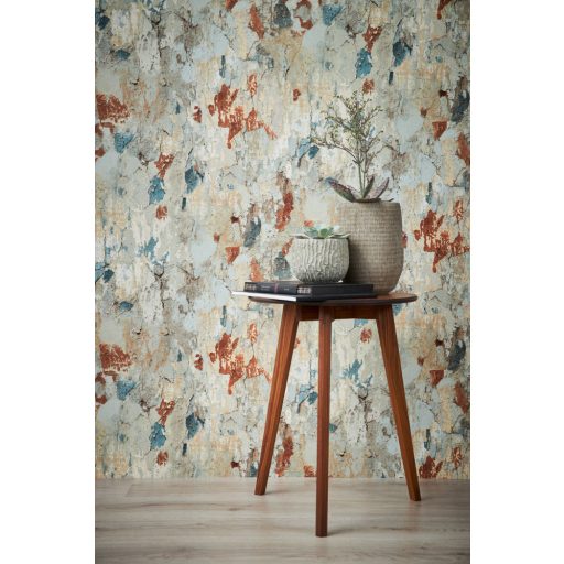 As-Creation Metropolitan Stories II, 37954-1 Natur Erezetes betonminta szürke zöld barna szines tapéta