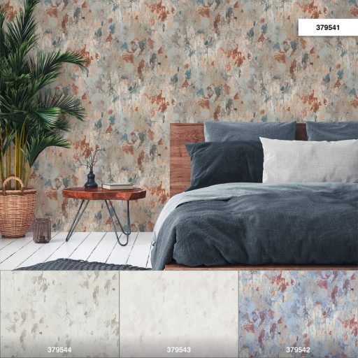 As-Creation Metropolitan Stories II, 37954-1 Natur Erezetes betonminta szürke zöld barna szines tapéta