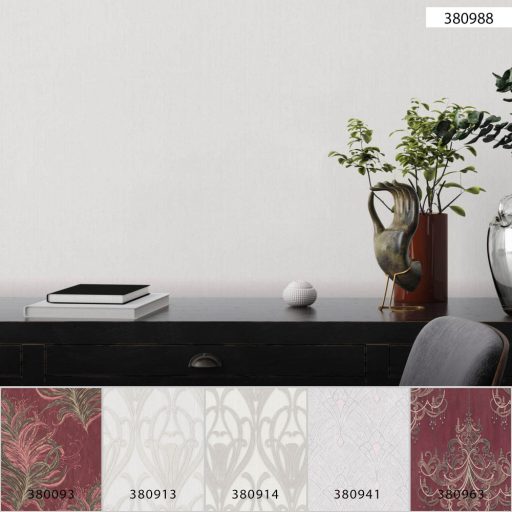 Strukturált egyszínű finom vonalazás fehér/törtfehér tónus finom fény tapéta