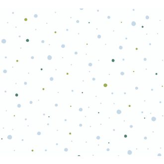   As-Creation Little Love 38116-1 Gyerekszobai grafikus vidám pöttyös minta fehér kék zöld tapéta
