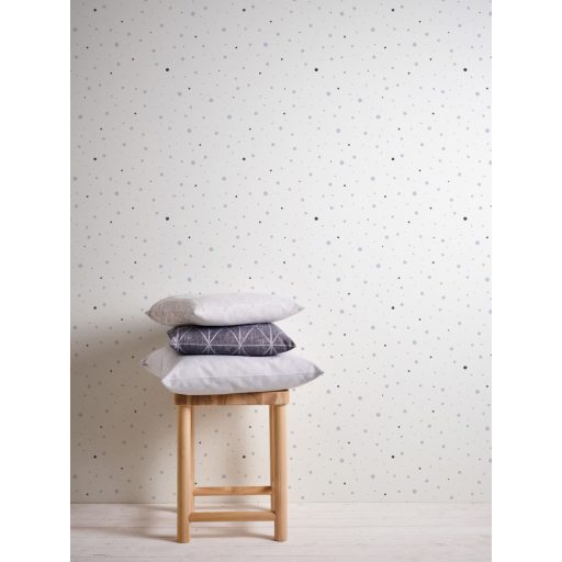 As-Creation Little Love 38116-3 Gyerekszobai grafikus vidám pöttyös minta fehér szürke rózsaszín tapéta