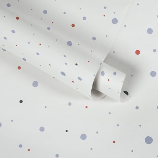 As-Creation Little Love 38116-4 Gyerekszobai grafikus vidám pöttyös minta fehér szürke piros tapéta