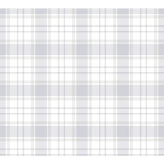   As-Creation Little Love 38122-1 Gyerekszobai Kockás bézs szürke fehér tapéta