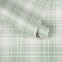   As-Creation Little Love 38122-2 Gyerekszobai Kockás zöld fehér tapéta