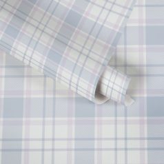   As-Creation Little Love 38122-4 Gyerekszobai Kockás kék rózsaszín fehér tapéta