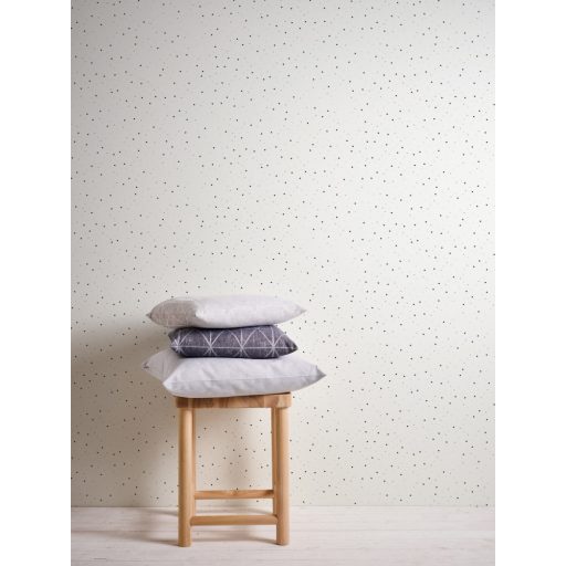 As-Creation Little Love 38123-1 Gyerekszobai Little Stars kis csillagok fehér kék szürke fekete tapéta