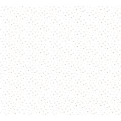   As-Creation Little Love 38124-1 Gyerekszobai Little Hearts kis szívek fehér bézs rózsaszín szürke tapéta