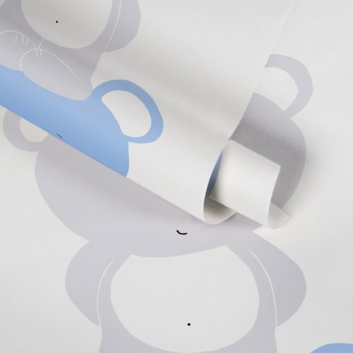 As-Creation Little Love 38136-1 Gyerekszobai Teddy mackók egymás fején állva panelszerű megjelenítés fehér szürke kék bézs tapéta