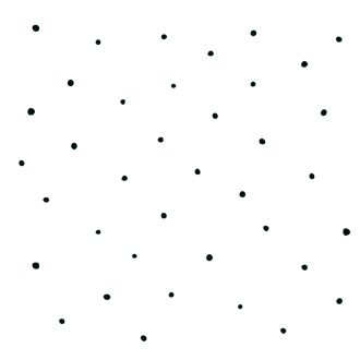   As-Creation Little Love 38139-1 Gyerekszobai Pöttyös fehér fekete tapéta