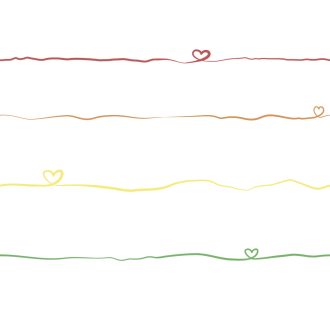   As-Creation Little Love 38140-1 Gyerekszobai "a szív írása" írásvonal szivekkel fehér szines tapéta