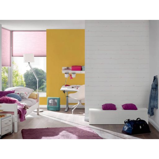 As-Creation Little Love 38140-2 Gyerekszobai "a szív írása" írásvonal szivekkel fehér rózsaszín tapéta