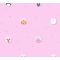 As-Creation Little Love 38143-2 Gyerekszobai Állatok buborékban csillagos háttéren szürkés rózsaszín fehér fekete pink sárga tapéta