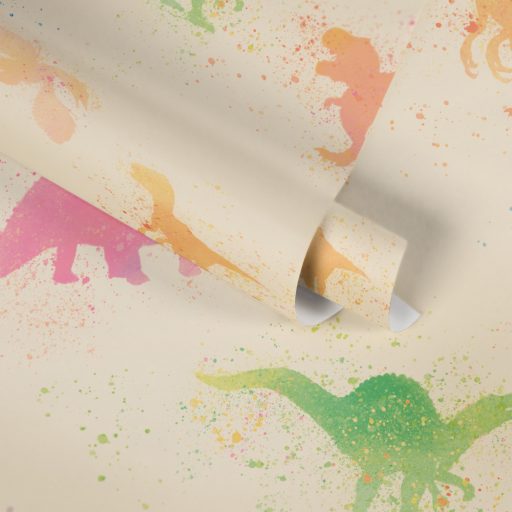 As-Creation Little Love 38146-1 Gyerekszobai Dinoszauruszok sárga szines tapéta