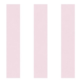   As-Creation Little Love 38148-2 Gyerekszobai Csíkos blokkcsíkos fehér rosé/rózsaszín tapéta
