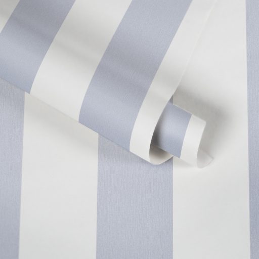 As-Creation Little Love 38148-3 Gyerekszobai Csíkos blokkcsíkos fehér szürke tapéta