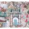 As-Creation Dream Flowery 38174-3 Etno keleti motívum álom az 1001 éjszakából zöld pink szines tapéta