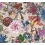 As-Creation Dream Flowery 38175-5 Virágos buja virágmotívum liliomokkal bézs zöld bíbor szines tapéta