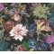 As-Creation Dream Flowery 38175-7 Virágos buja virágmotívum liliomokkal fekete rózsaszín barna szines tapéta