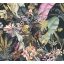 As-Creation Dream Flowery 38176-1 Natur Virágos fantázia trópusi életkép fekete zöld szines tapéta