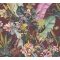 As-Creation Dream Flowery 38176-5 Natur Virágos fantázia trópusi életkép vörösesbarna lila zöld szines tapéta