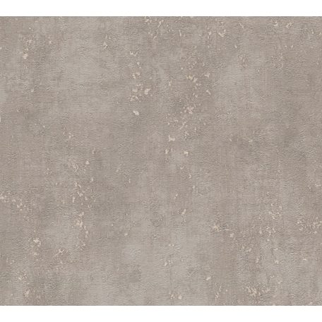 As-Creation Titanium 3, 38195-3 Natur/Ipari design Elegáns beton megjelenítés barna szürkésbarna roségold fénylő mintarészletek tapéta