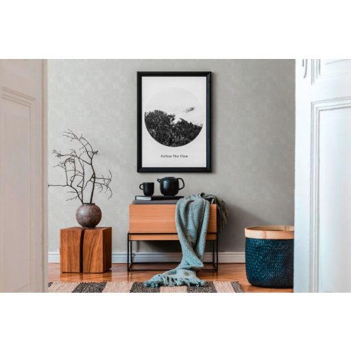 As-Creation Titanium 3, 38196-3 Geometrikus Trapéz és más síkidomok krémszürke szürke ezüst fénylő mintarészletek tapéta