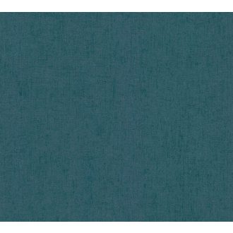   As-Creation Titanium 3, 38197-7 Egyszínű strukturált minta kék/zöldeskék enyhe fény tapéta