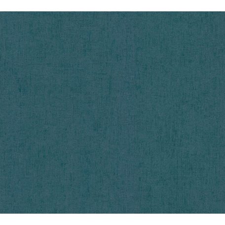 As-Creation Titanium 3, 38197-7 Egyszínű strukturált minta kék/zöldeskék enyhe fény tapéta