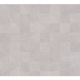   As-Creation Titanium 3, 38200-2 Geometrikus design változatos négyzetek stuktúrmintával szürke szürkésbézs enyhe fény tapéta
