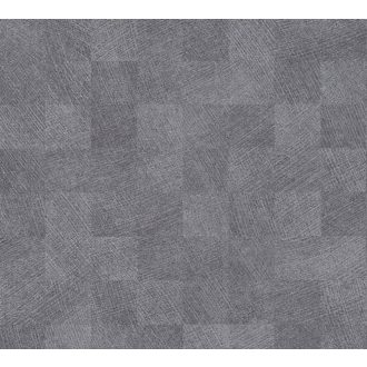   As-Creation Titanium 3, 38200-4 Geometrikus design változatos négyzetek stuktúrmintával szürke és sötétszürke árnyalatok enyhe fény tapéta