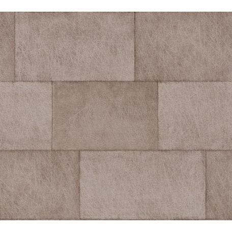As-Creation Titanium 3, 38201-3 Natur/Ipari design kőfal karcolt mintával barna árnyalatok enyhe fény tapéta