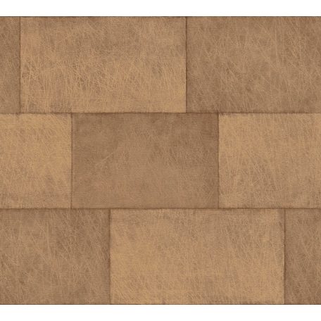 As-Creation Titanium 3, 38201-4 Natur/Ipari design kőfal karcolt mintával barna árnyalatok rézszín enyhe fény tapéta