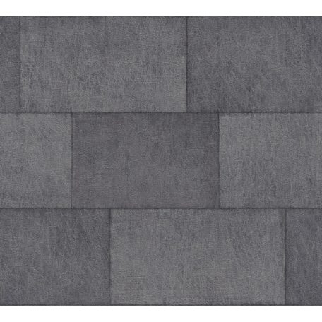 As-Creation Titanium 3, 38201-6 Natur/Ipari design kőfal karcolt mintával sötétszürke antracit enyhe fény tapéta