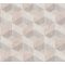 As-Creation Titanium 3, 38202-1 Geometrikus grafikus 3D bézs rózsaszín szürke krém barna tapéta