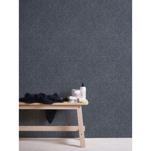 As-Creation Titanium 3, 38203-2 Absztrakt geometrikus grafikus 3D szürkéskék antracit fényes mintarészletek tapéta