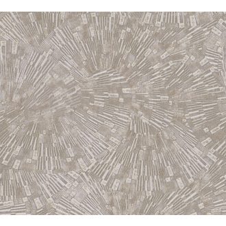   As-Creation Titanium 3, 38203-3 Absztrakt geometrikus grafikus 3D bézs barna szürkésbarna arany fényes mintarészletek tapéta