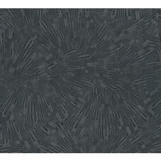  As-Creation Titanium 3, 38203-5 Absztrakt geometrikus grafikus 3D sötétszürke antracit fényes mintarészletek tapéta