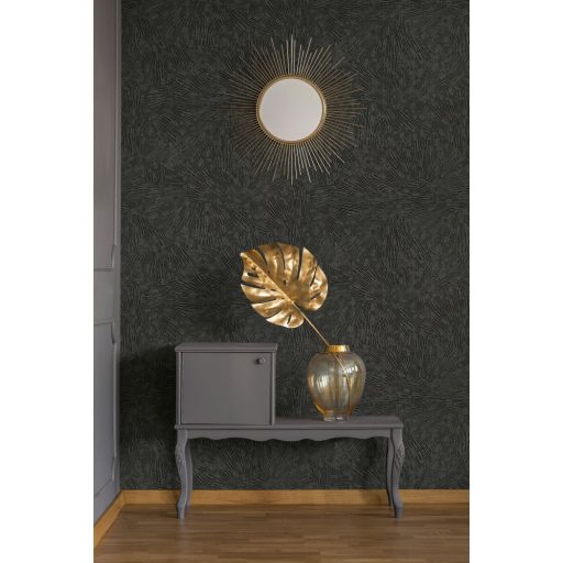 As-Creation Titanium 3, 38203-5 Absztrakt geometrikus grafikus 3D sötétszürke antracit fényes mintarészletek tapéta