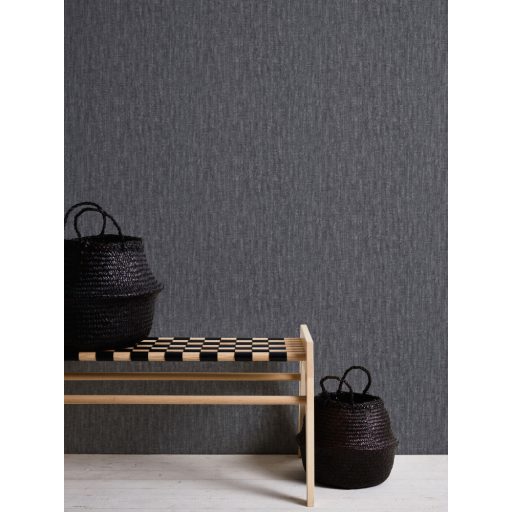 As-Creation Titanium 3, 38205-2 Vintage Texturált minta karcolt akcentekkel szürke antracit ezüst enyhe fény tapéta