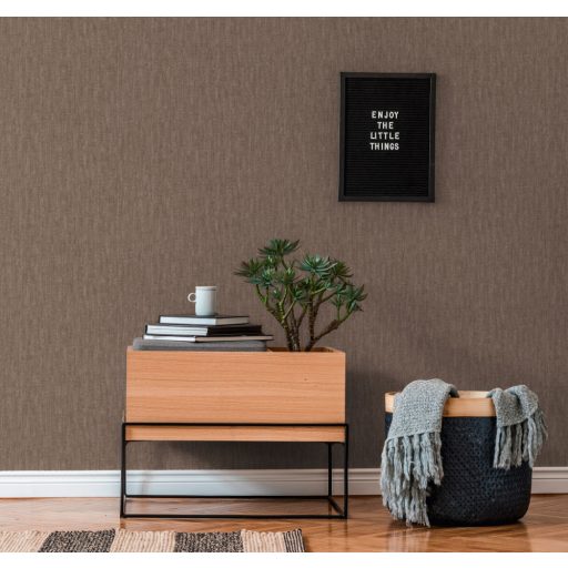 As-Creation Titanium 3, 38205-4 Vintage Texturált minta karcolt akcentekkel barna árnyalatok enyhe fény tapéta