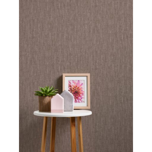 As-Creation Titanium 3, 38205-4 Vintage Texturált minta karcolt akcentekkel barna árnyalatok enyhe fény tapéta