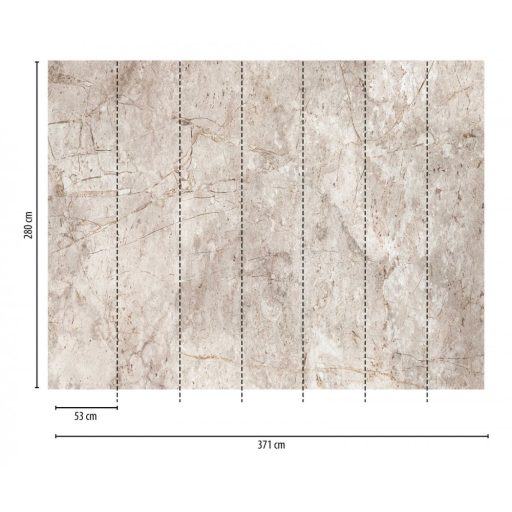 AS-Creation Metropolitan Stories the Wall 38226-1 Natur Nagyléptékű beton megjelenítés bézs barna falpanel